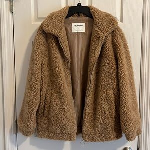 Faux fur jacket